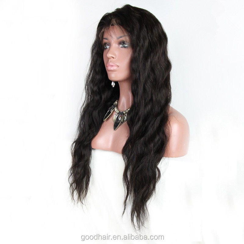 full saxy image 10a human hair full lace wig body wave brazilian human hair wigs for black women