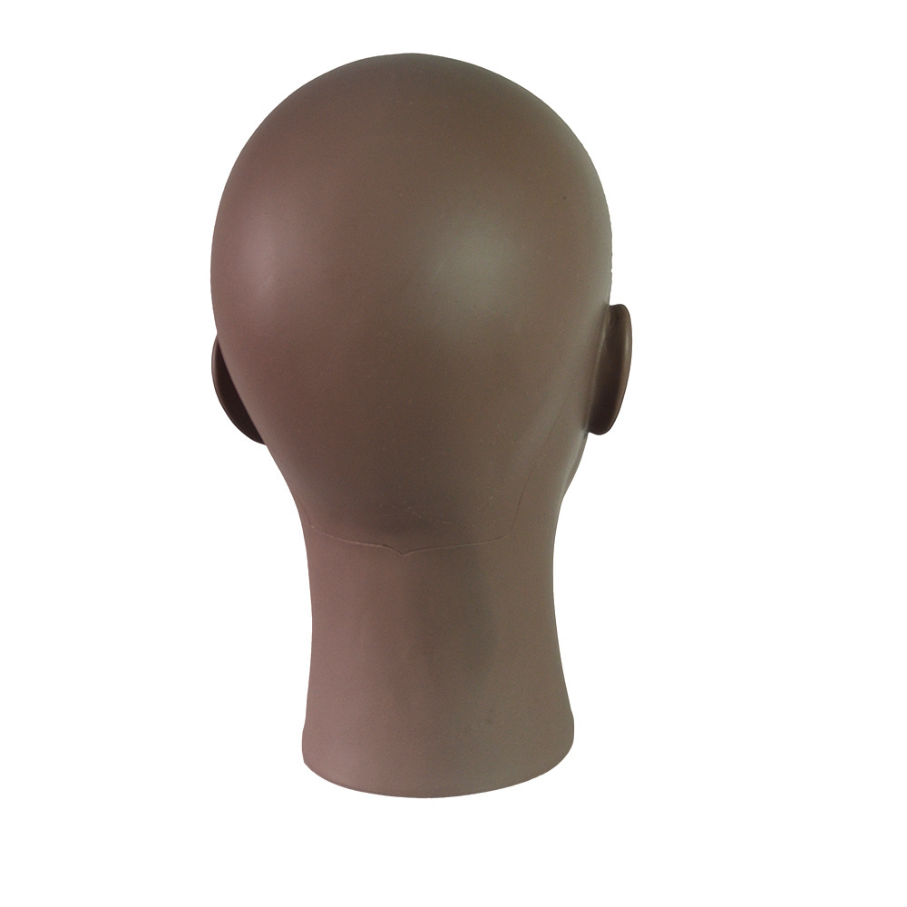 African Mannequin Head Without Hair For Making Wig Hat Display Cosmetology Manikin Head Female Dolls Bald Training Head