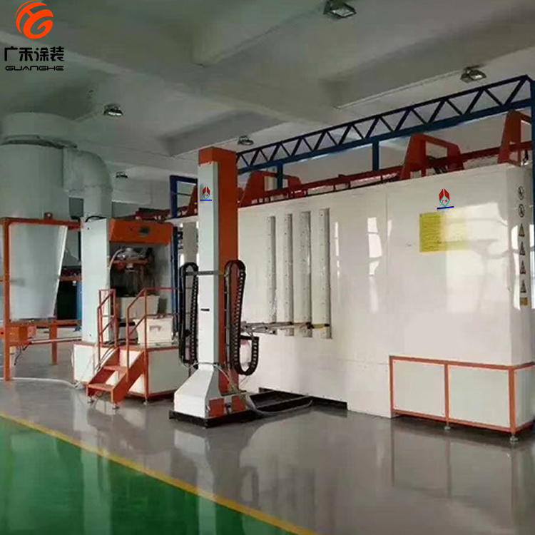 Automatic Powder Coating Equipment Spray Booth Car Painting Powder And Liquid Coating Line