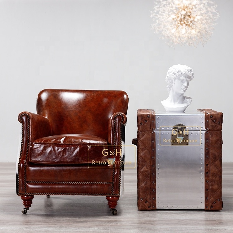 cigar room furniture aviator real leather sofa living room furniture