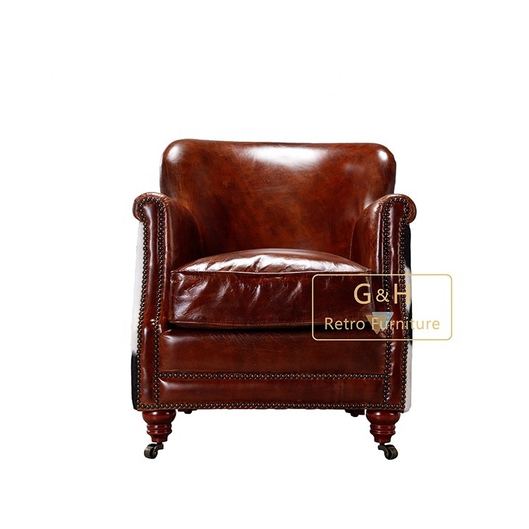 cigar room furniture aviator real leather sofa living room furniture