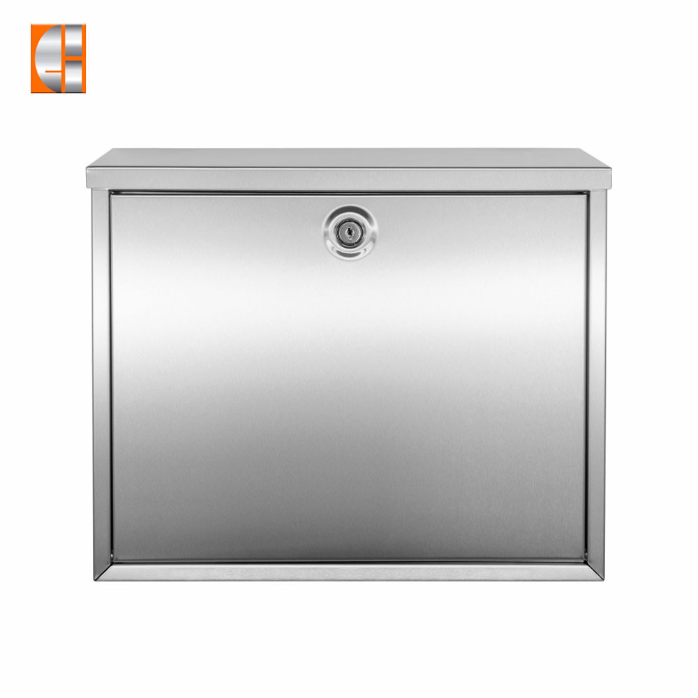 Wholesale stainless steel letter box wall mount post box customized oem mailbox