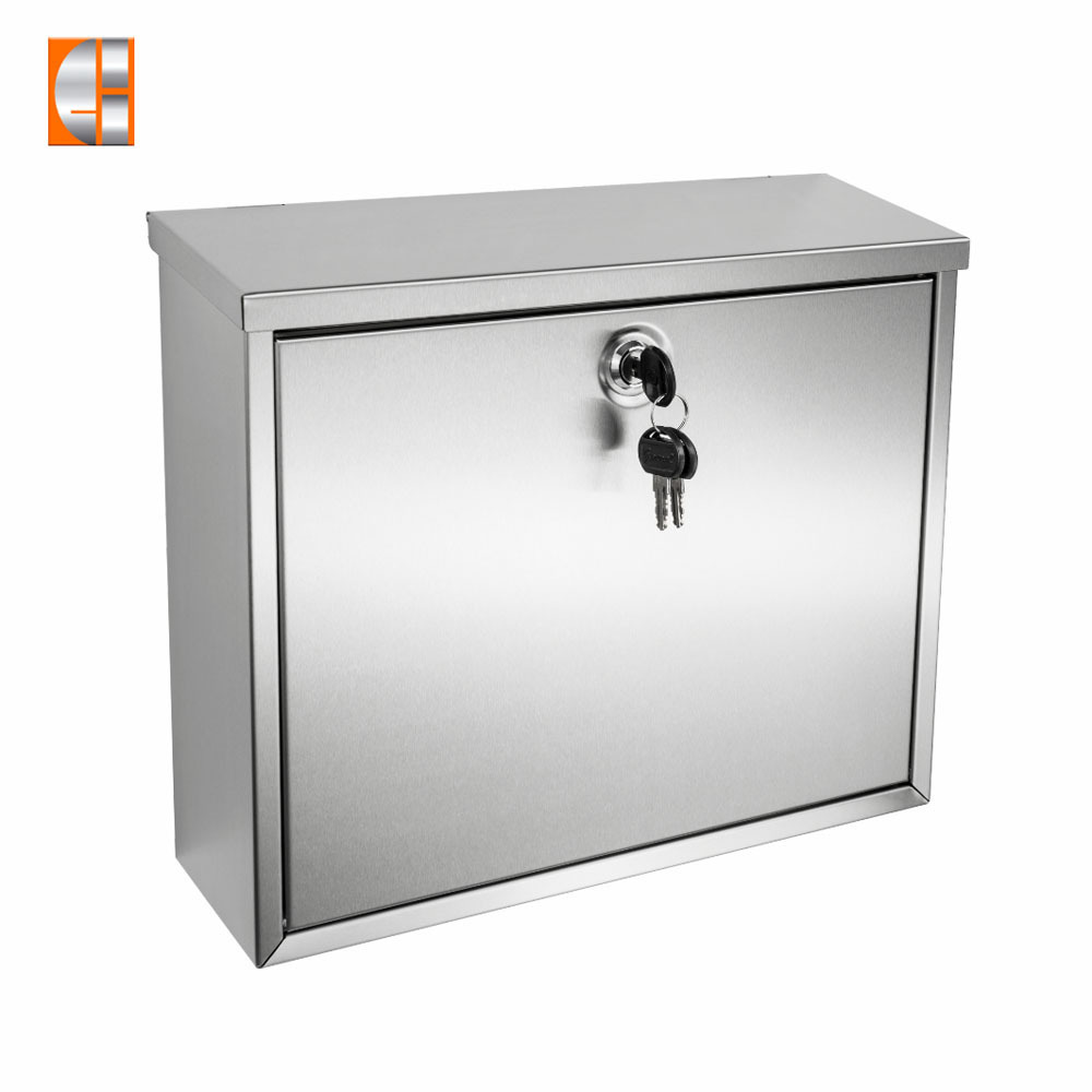 Wholesale stainless steel letter box wall mount post box customized oem mailbox