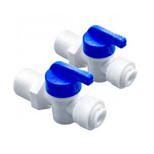 1/4"*1/2" Male Mini Ball Valve Water Valve Flow Control Water Hose Quick Connector