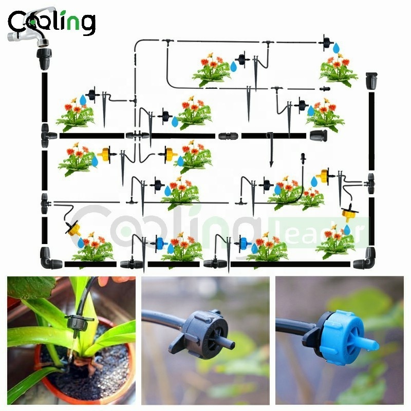 Low Price Garden Greenhouse Drip Irrigation Kits Agriculture Automatic Watering System for Plant