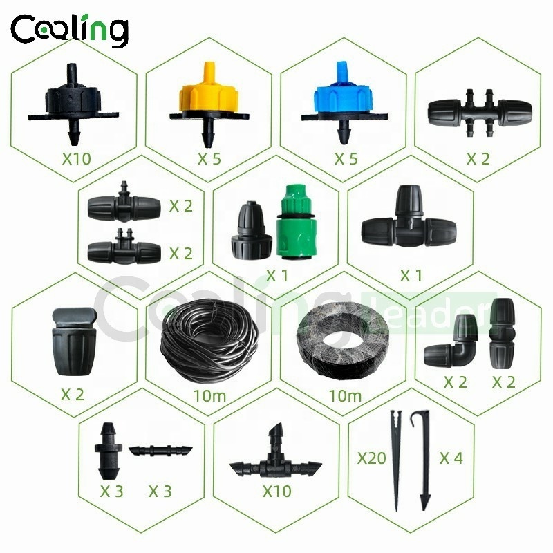 Low Price Garden Greenhouse Drip Irrigation Kits Agriculture Automatic Watering System for Plant