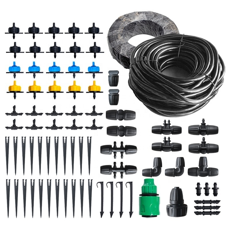 Low Price Garden Greenhouse Drip Irrigation Kits Agriculture Automatic Watering System for Plant