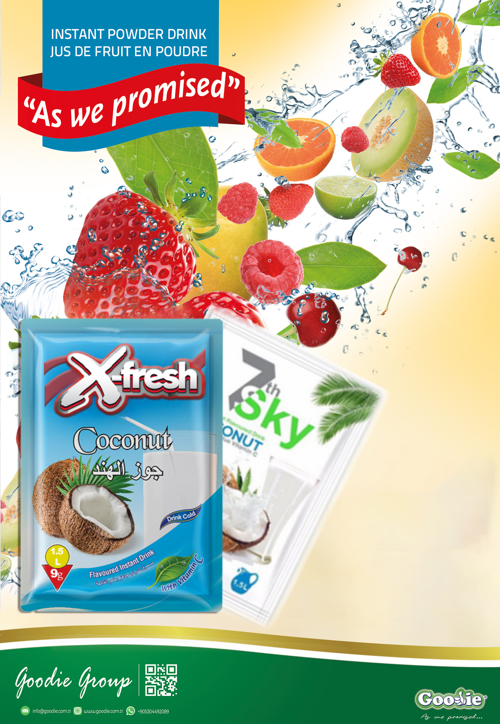 X-FRESH Fruit Flavoured Instant Powder Juice