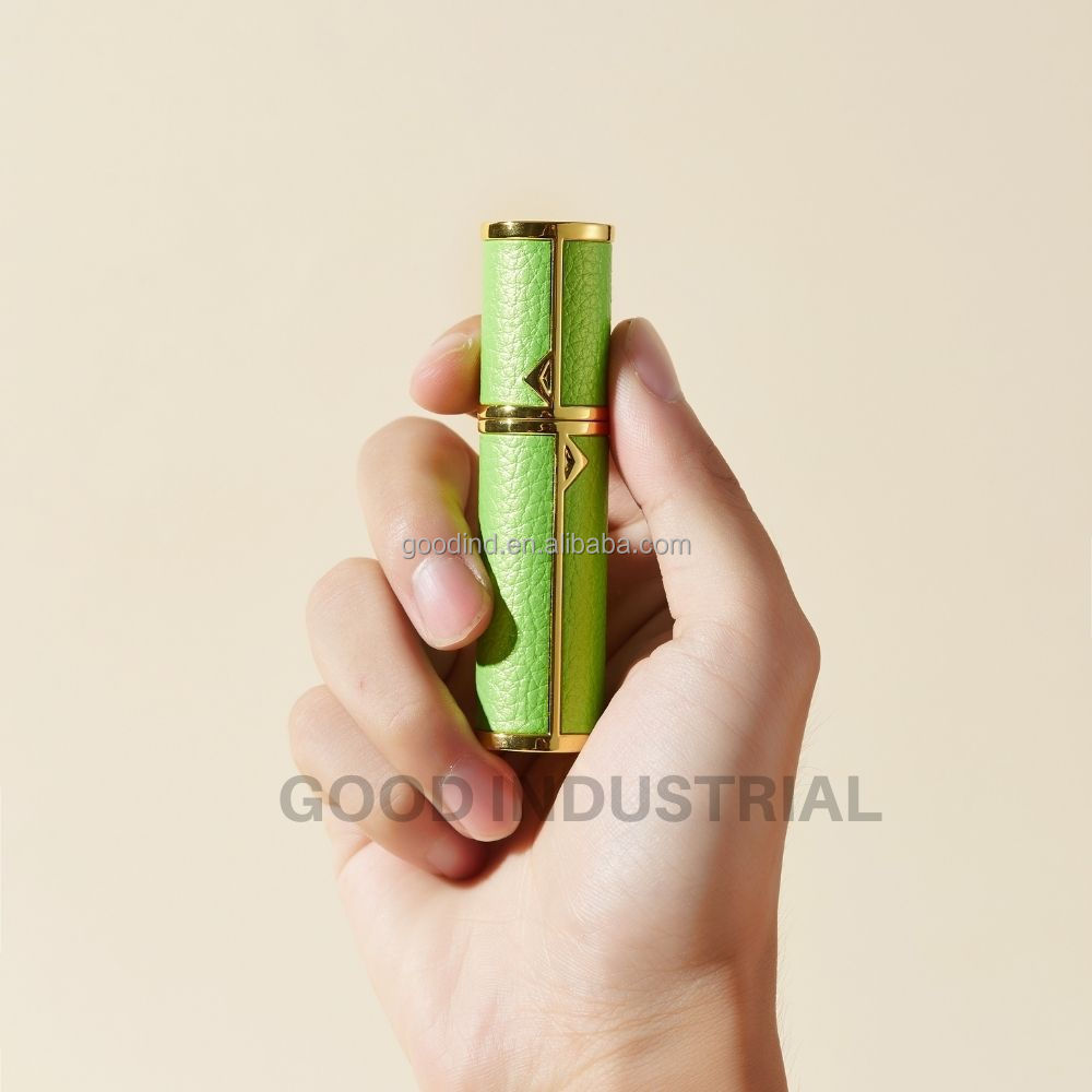 5ml Mini Portable Leather Perfume Atomizer Small Aromatic Fragrance Fine Mist Spray Perfume Atomiser Refillable Bottle