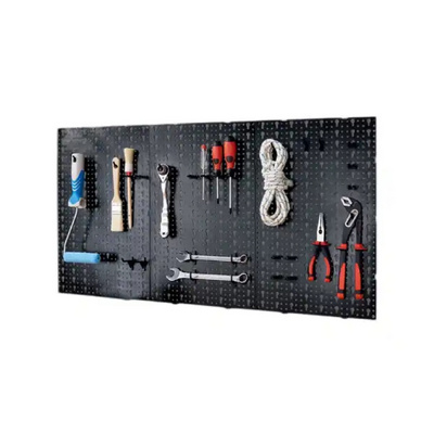 Factory wholesale Wall Display Organizer Garage Hardware Pegboard Tool Display Wall Plastic Pegboard wall organizer