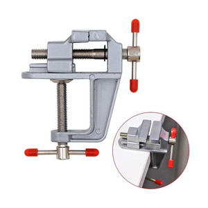 Mini aluminum alloy table vise bench wholesale Table Swivel Lock Clamp