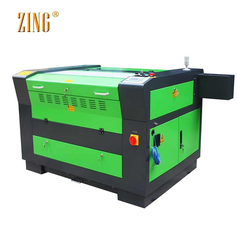 HIgh Quality ZING Co2 Engraving Cutting Machine 400X600Mm Usb Port 60W 80W