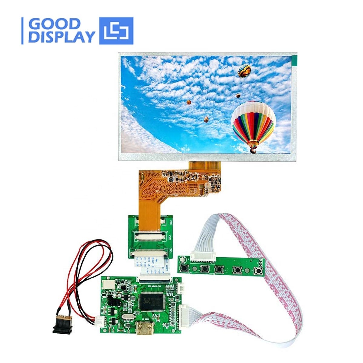 7 inch 800x480 tft lcd screen module monitor for car