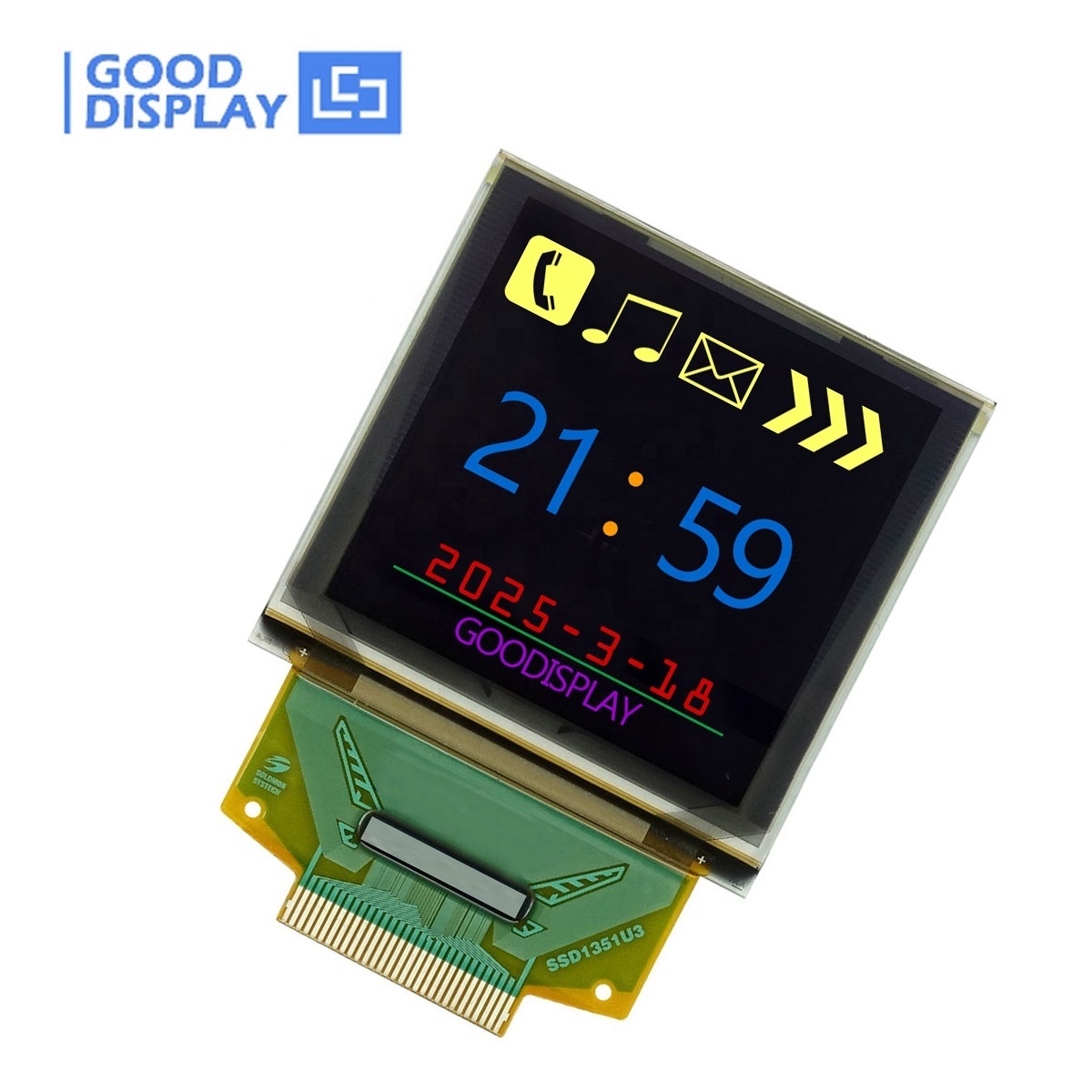 1.5 inch OLED Display Full Color SSD1351128x128 Small OLED