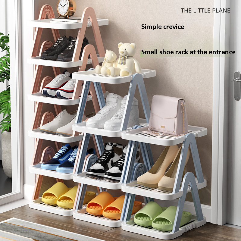 Stackable Shoe Rack for Closet, Shoe Organizer Storage for Entryway, Free Combination Shoe Cabinet for Home