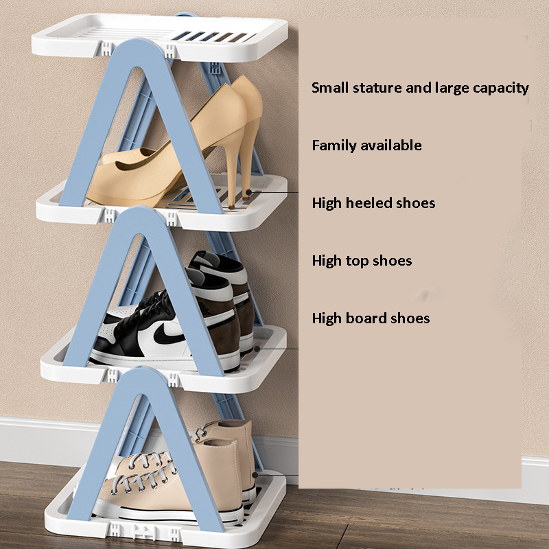 Stackable Shoe Rack for Closet, Shoe Organizer Storage for Entryway, Free Combination Shoe Cabinet for Home