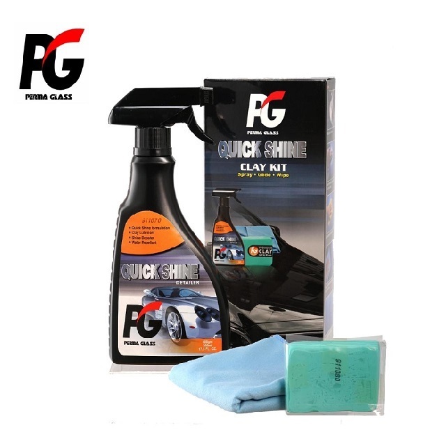 Guaranteed Quality Quick Shine Quick Car Wax Detailer Clay Car Lubricant Liquid Spray Cleaner Clay Kit