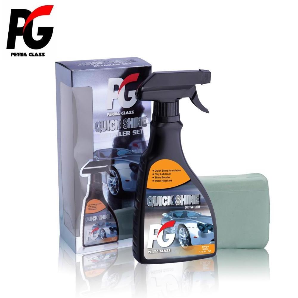 Guaranteed Quality Quick Shine Quick Car Wax Detailer Clay Car Lubricant Liquid Spray Cleaner Clay Kit