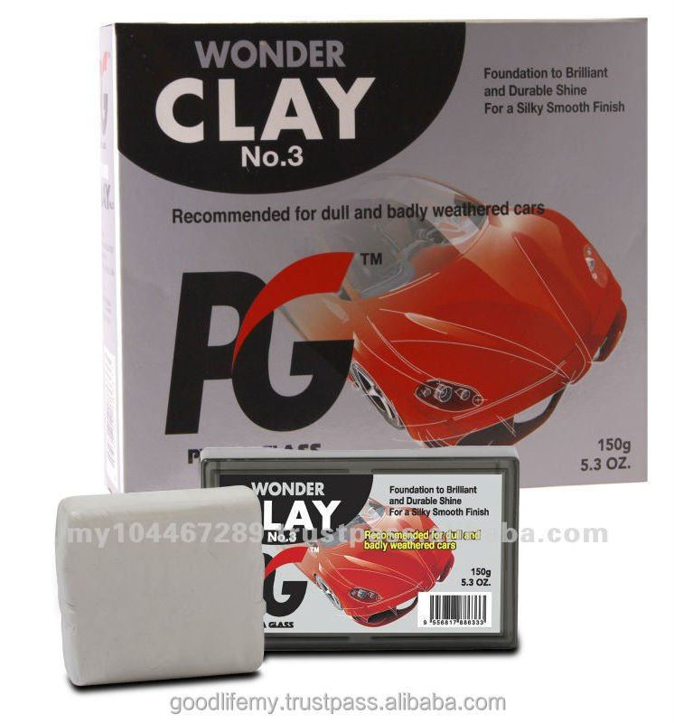 Guaranteed Quality Car Accessories Manufacturer PG Perma Glass Wonder Clay No. 3 Advisable for Dull and Badly Weathered Cars