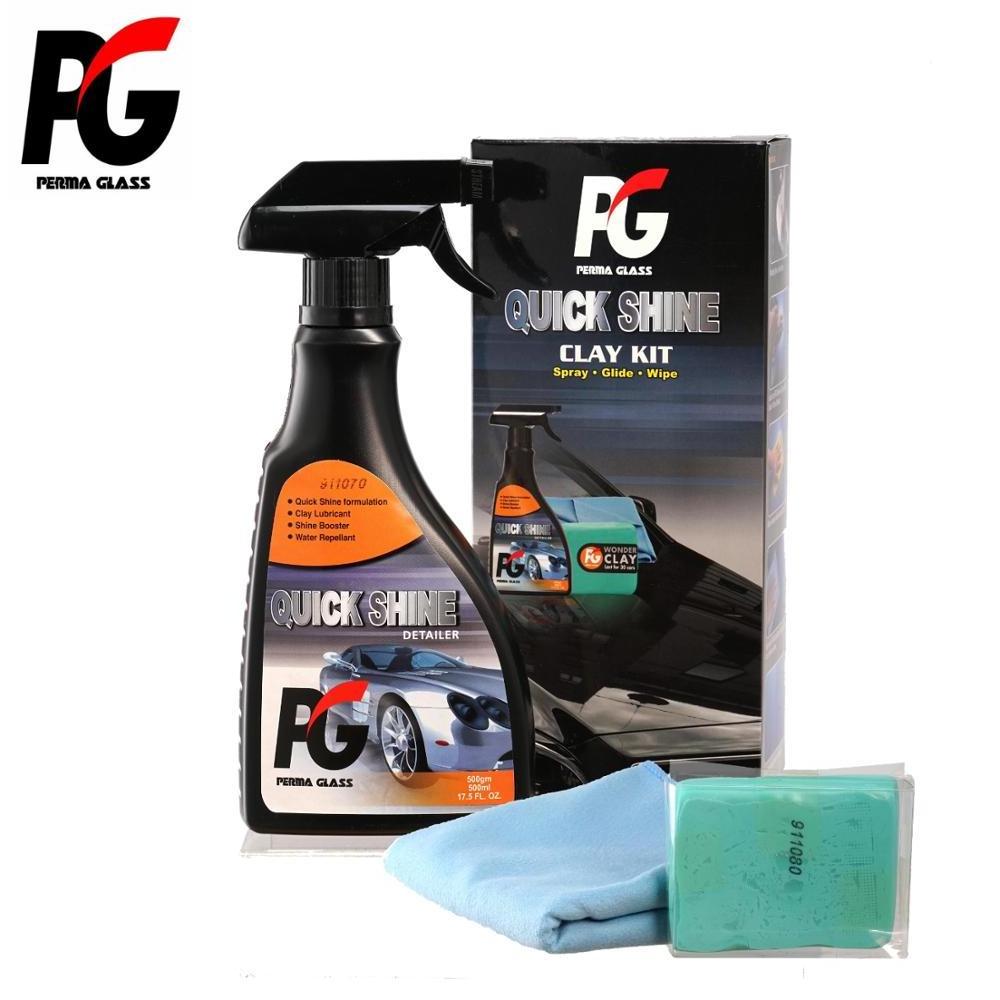 Preferred Leading Exporter Seller PG Perma Glass Quick Shine Clay Kit (100ml/500ml) Recommended for Professional Car Detailers