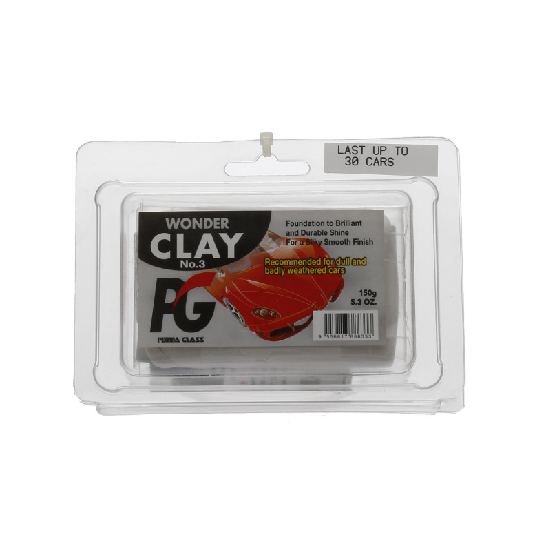 Suggested Malaysia Wholesaler Car Clay Bar PG Perma Glass Wonder Clay No. 3 Recommended for Professional Car Detailers Usage