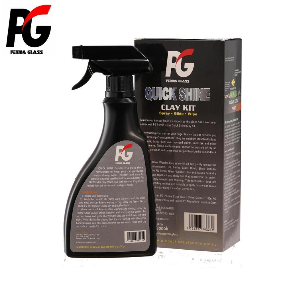 Guaranteed Quality Quick Shine Quick Car Wax Detailer Clay Car Lubricant Liquid Spray Cleaner Clay Kit