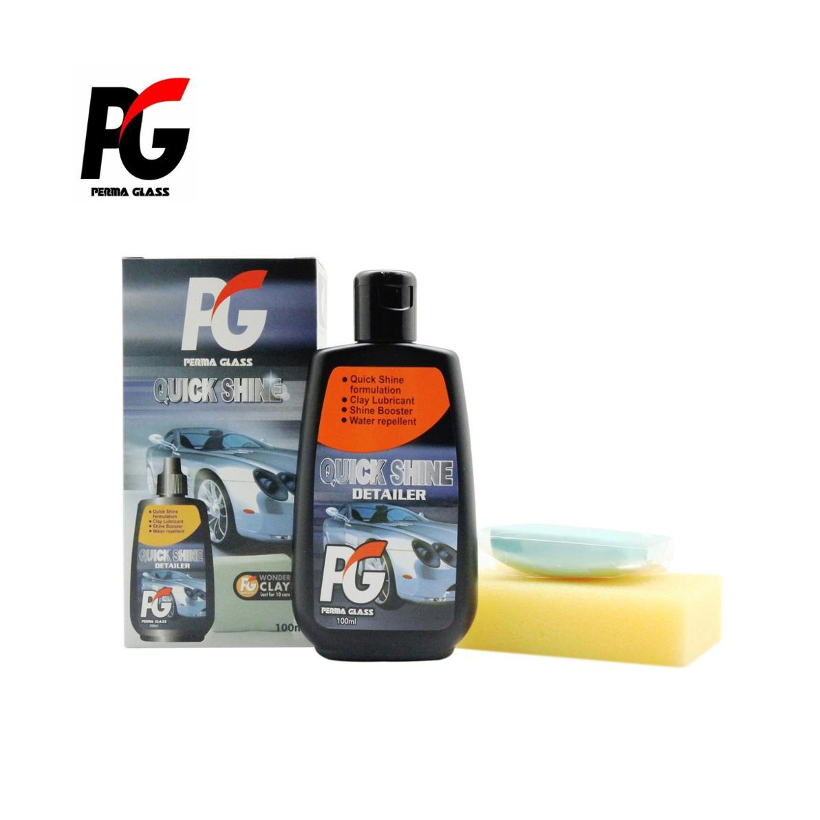 Preferred Seller Quick Wax PG Perma Glass Quick Shine Detailer Kit (100ml) Suitable for Professional Car Detailers