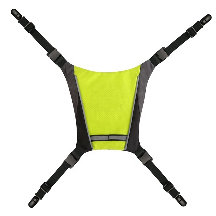 reflective vest led light batteries bike turn signal light safety bicycle warning vests with remote