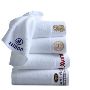 Large and Thick Custom Logo 100% Pakistan Cotton Bath Towel Hand Towel Face Towel