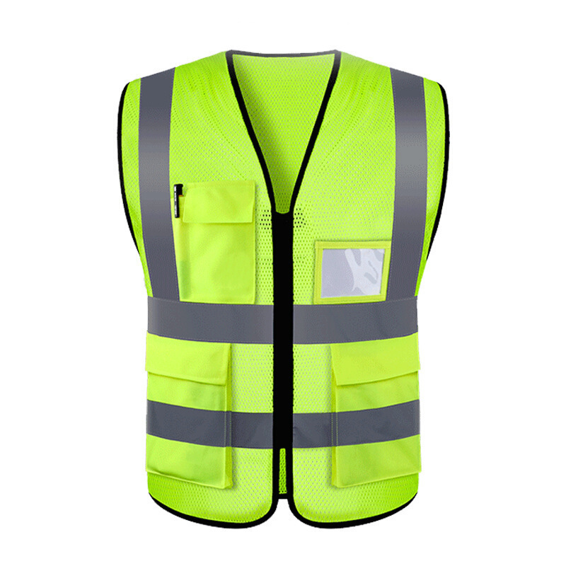 Factory Wholesale Custom Safety Vests Hi Vis Construction Engineer Safety Vest Mesh Safety Reflective Jackets With Logo