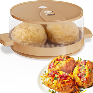 Baked Potato Microwave Cooker Steamer Dishwasher-Safe Home Kitchen Gadgets Accessories Essentials Utensils