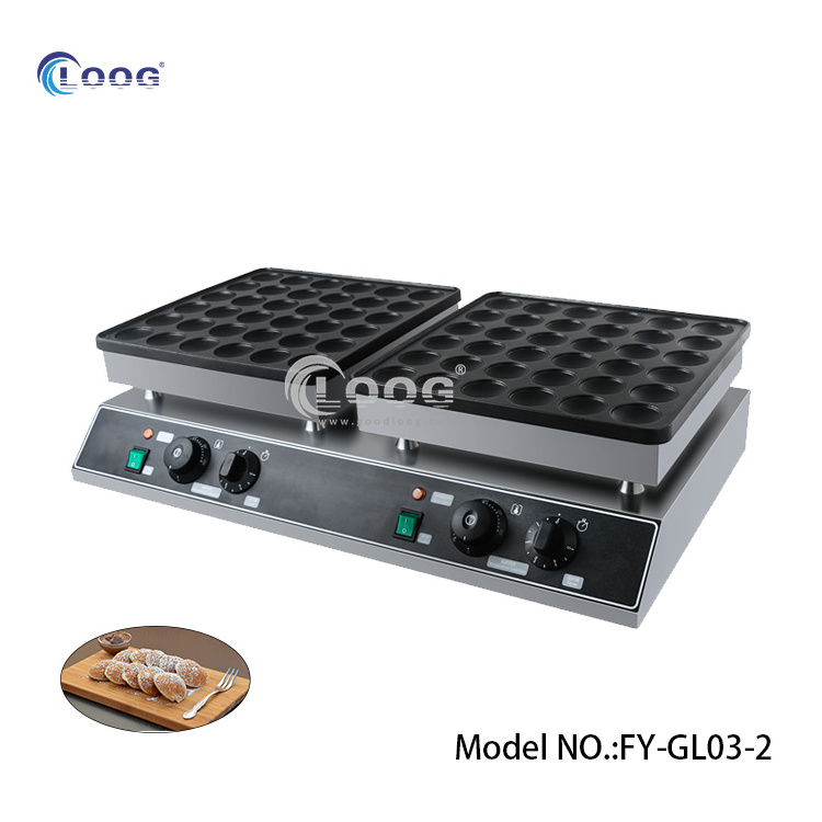 CE Approved Commercial Mini Dutch Pancake Maker 72 holes Mini Pancake Maker Wholesale