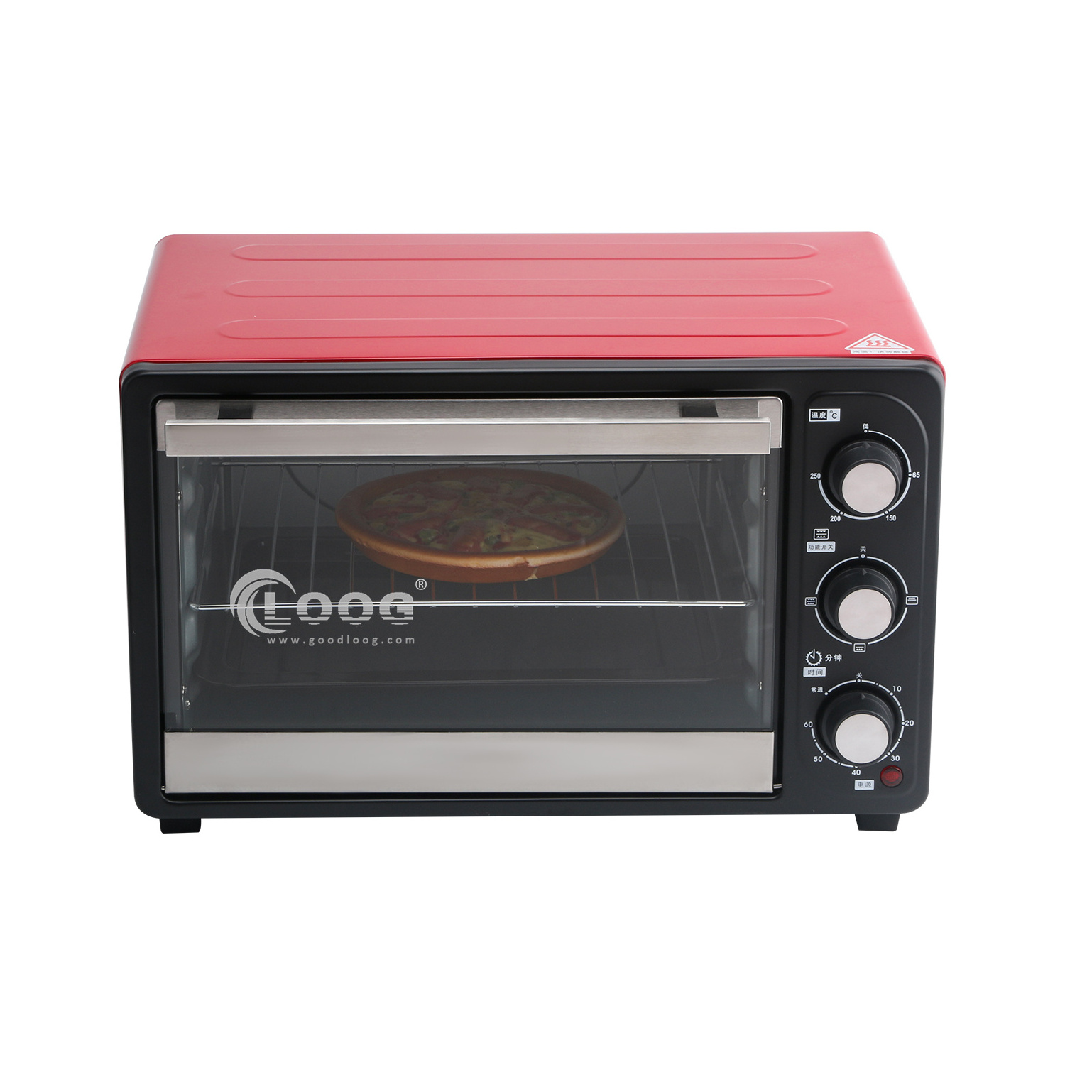 Portable Kitchen Mini Bread And Cake Easy Baking Bake Pizza Machine Small Baker Electric Countertop Stainless Steel Toaster Oven