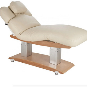 2021  Commercial Furniture  Wood Base Electric Massage Beauty Bed / High End Used Electric adjustable Massage Table