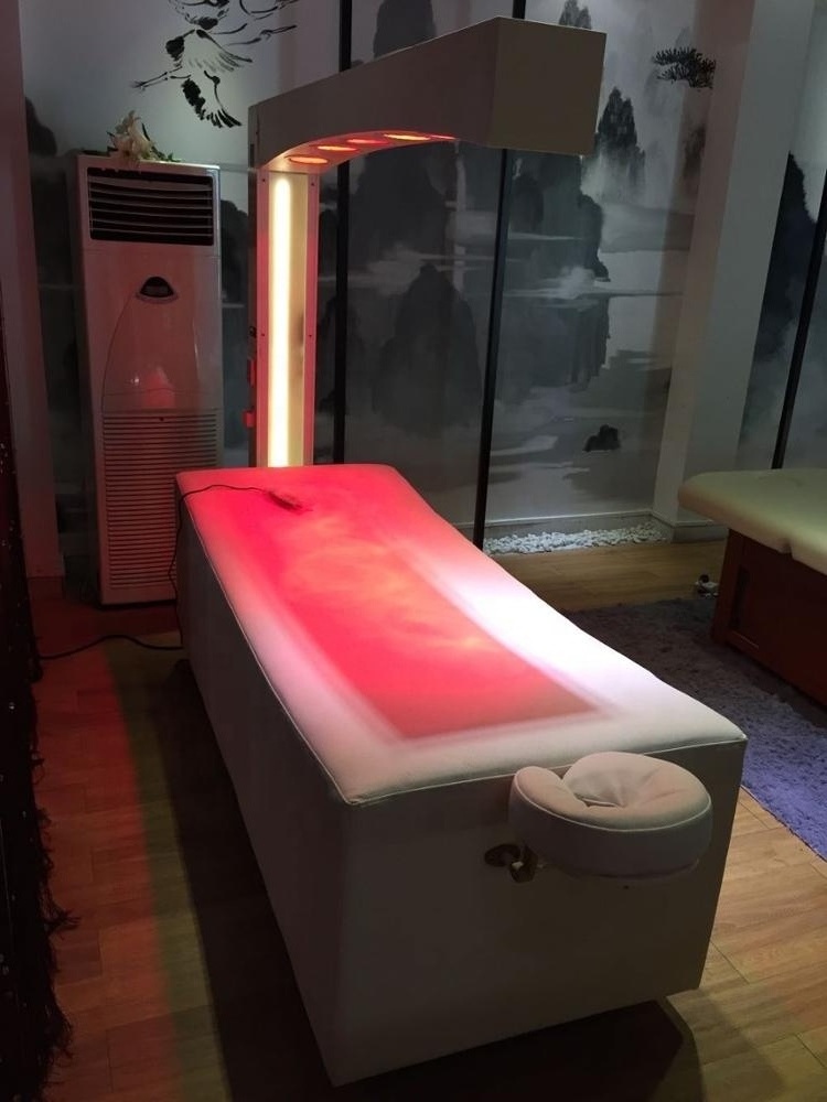 2020 electric far infrared therapy nuga best ceragem facial salon spa  vibration heated thermal massage bed