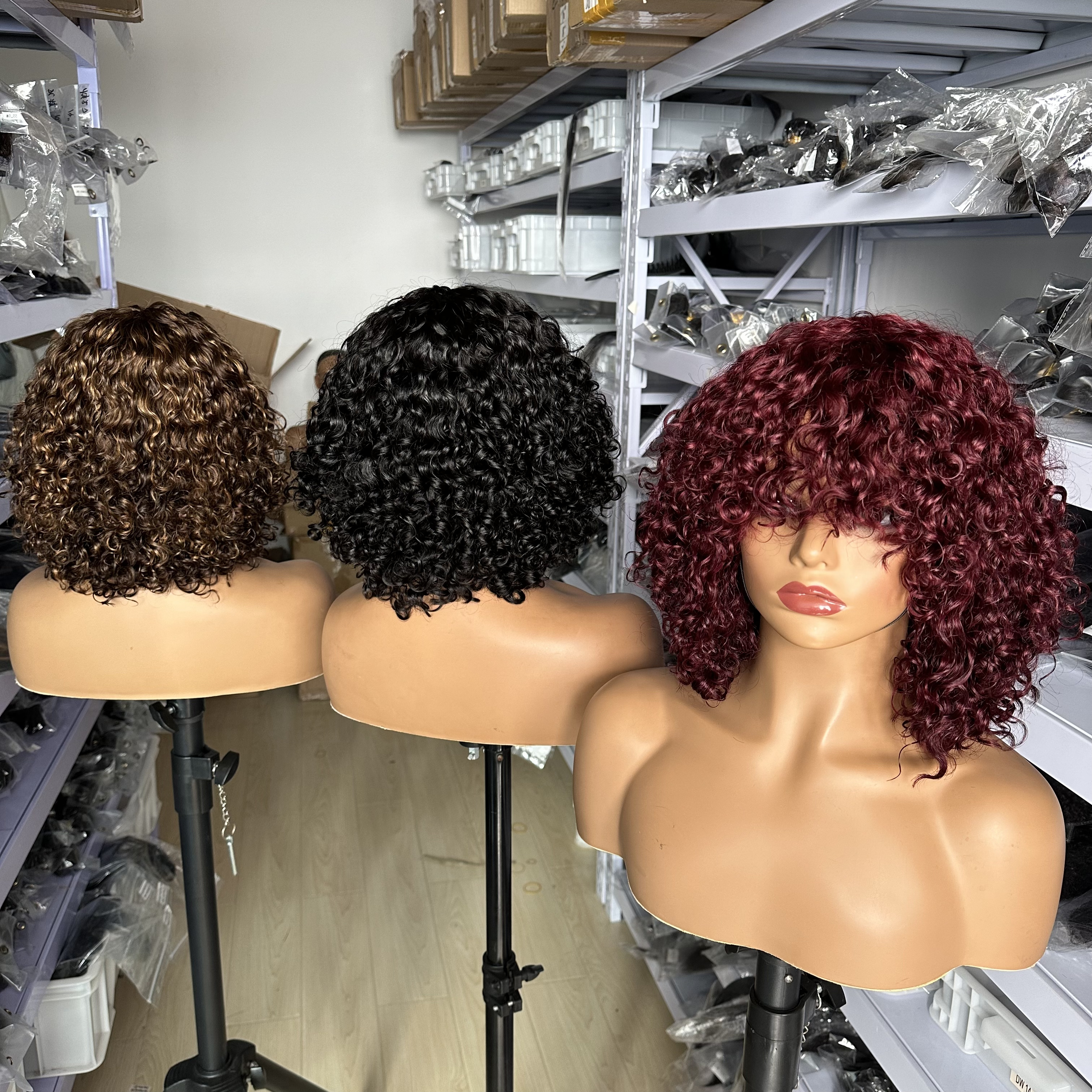 GL Water Wave BOB With Gold Highlights Honey Blonde BOB Wigs  Human Hair Wigs Highlight 4/27 Color Wholesale Peruvian BOB Wig