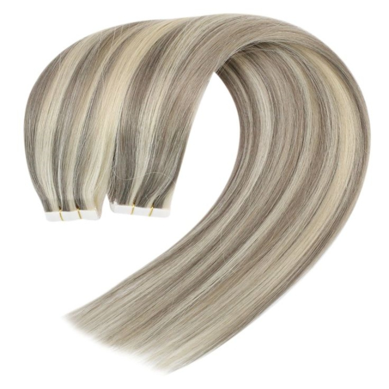 GL Top Seamless Hand Tied Pu Skin Weft Injected Tape In Invisible Tape Hair Extensions Invisible Tape in Hair Extensions Human