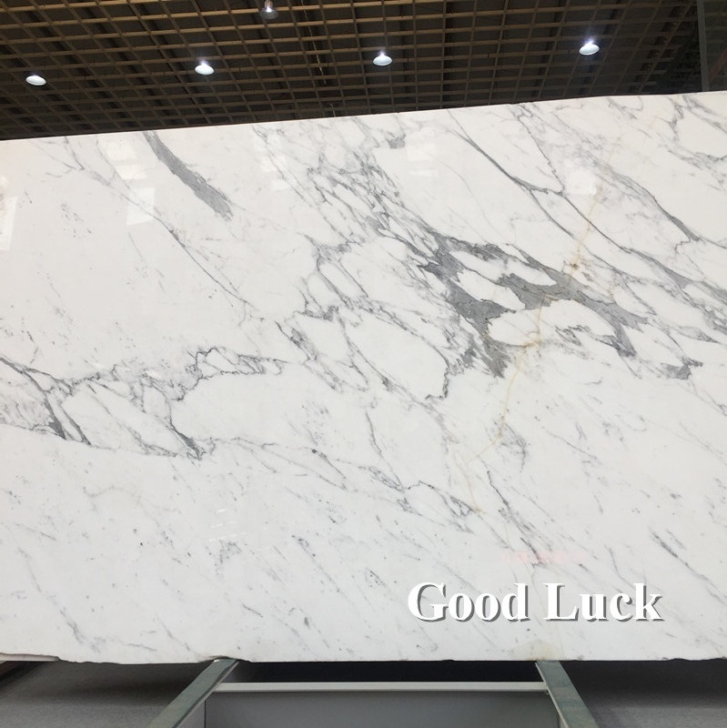 Arabescato White Marble Luxury White Marble Slab & Tile for project