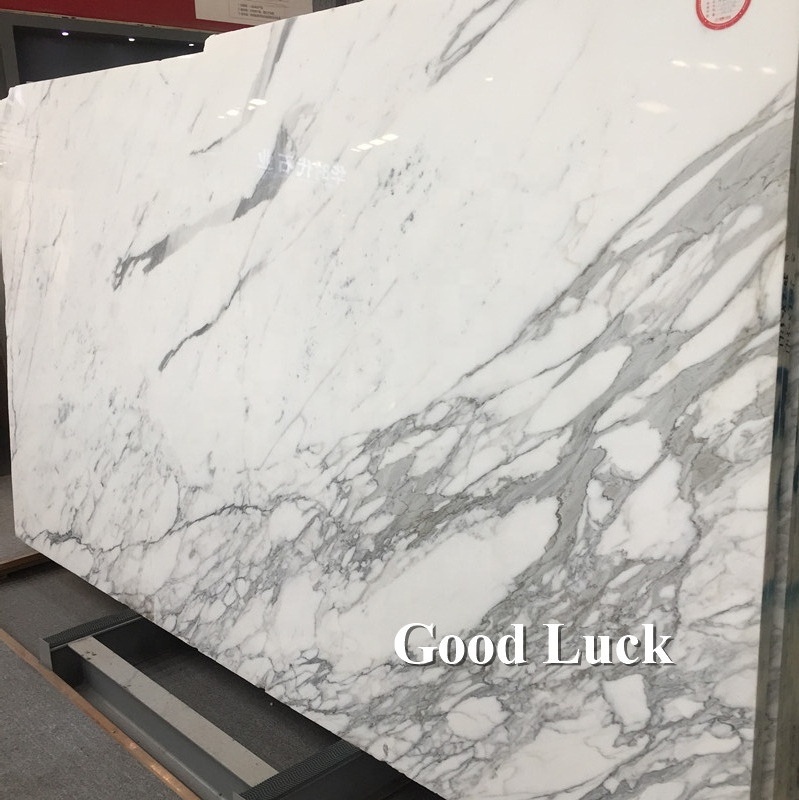 Arabescato White Marble Luxury White Marble Slab & Tile for project