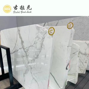 Calacatta White & Calacatta Gold Marble Slabs&Tiles for Countertops