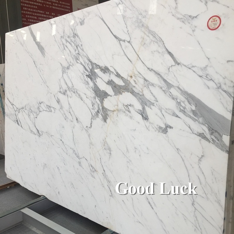 Arabescato White Marble Luxury White Marble Slab & Tile for project