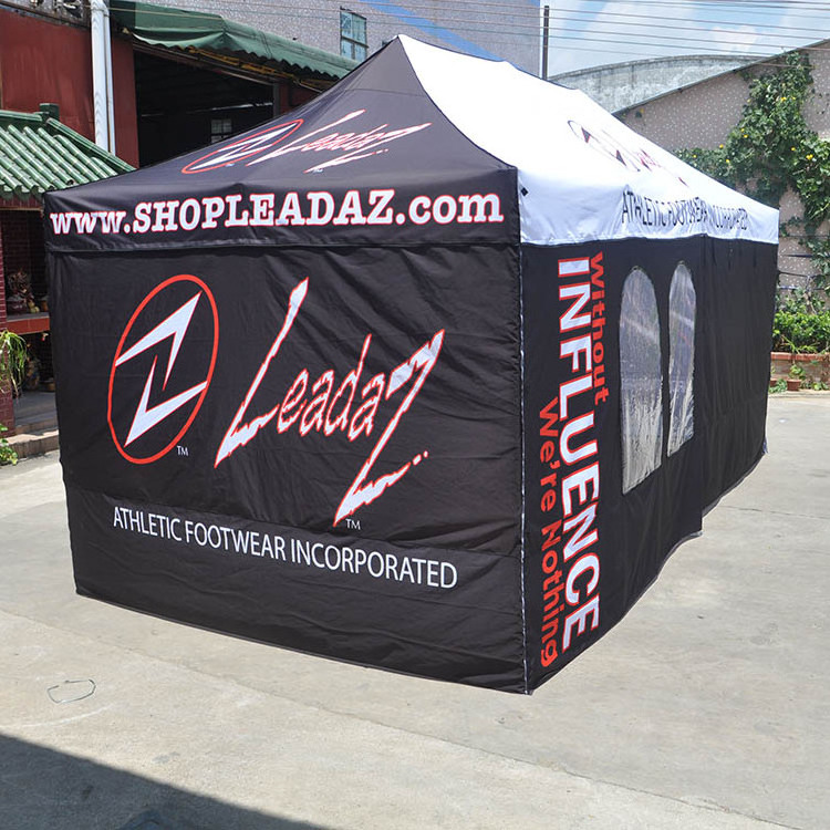 Goodluck custom logo tent outdoor gazebo tent 4x8 commercial aluminum canopy tent