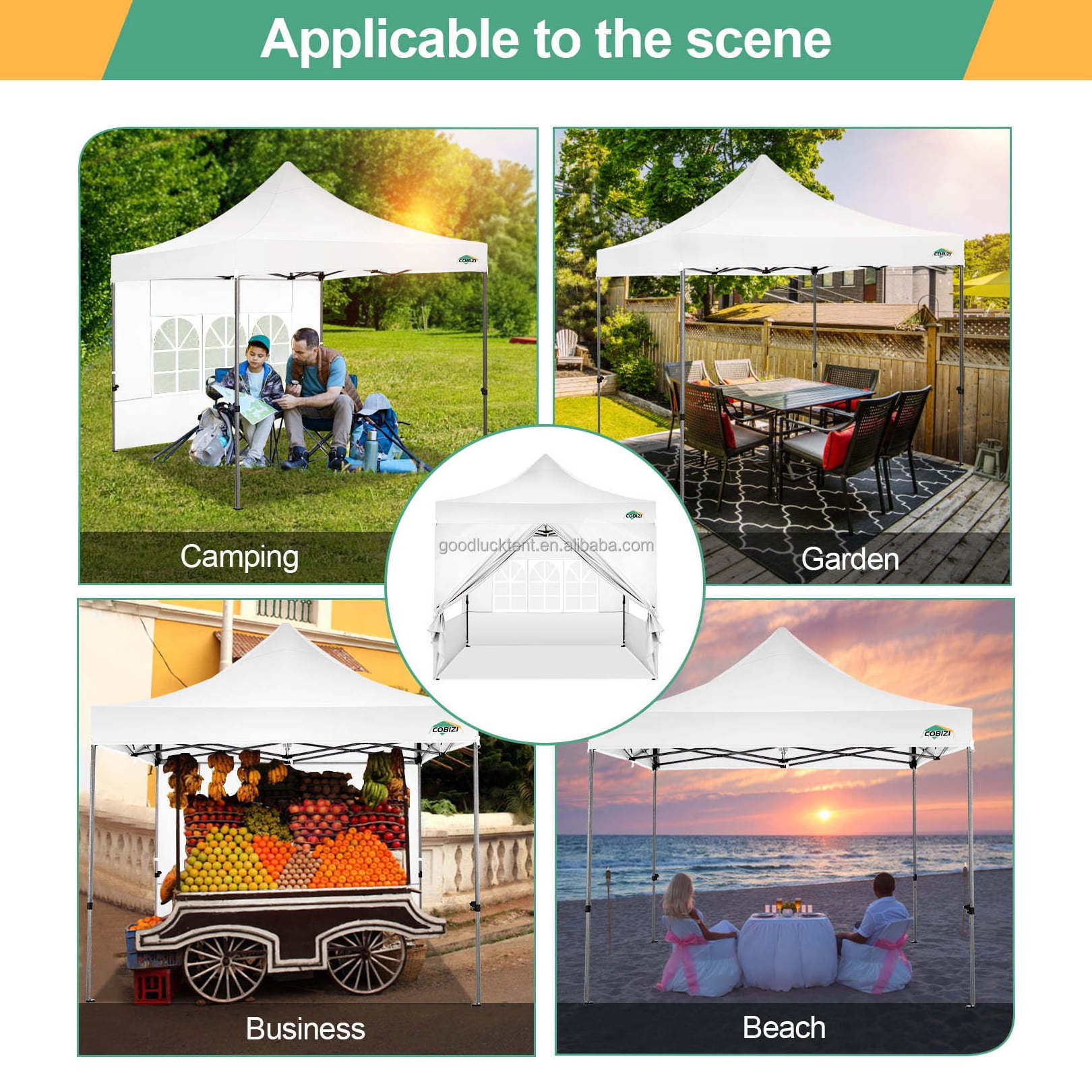 Waterproof custom pop up tents 10x10 10x20 canopy pop up gazebo custom tent with logo