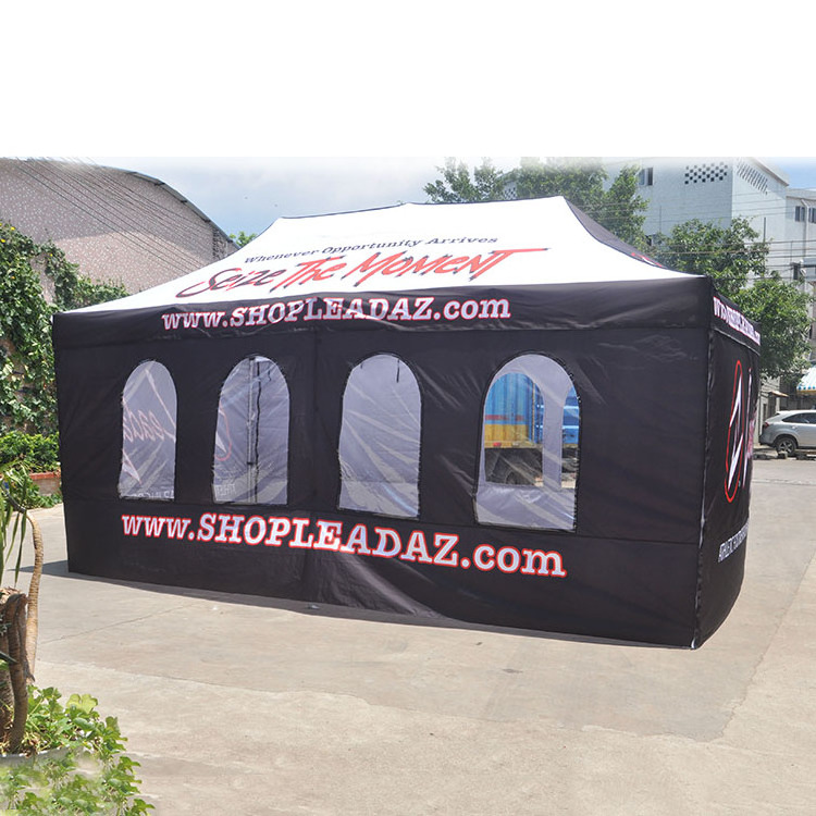 Goodluck custom logo tent outdoor gazebo tent 4x8 commercial aluminum canopy tent