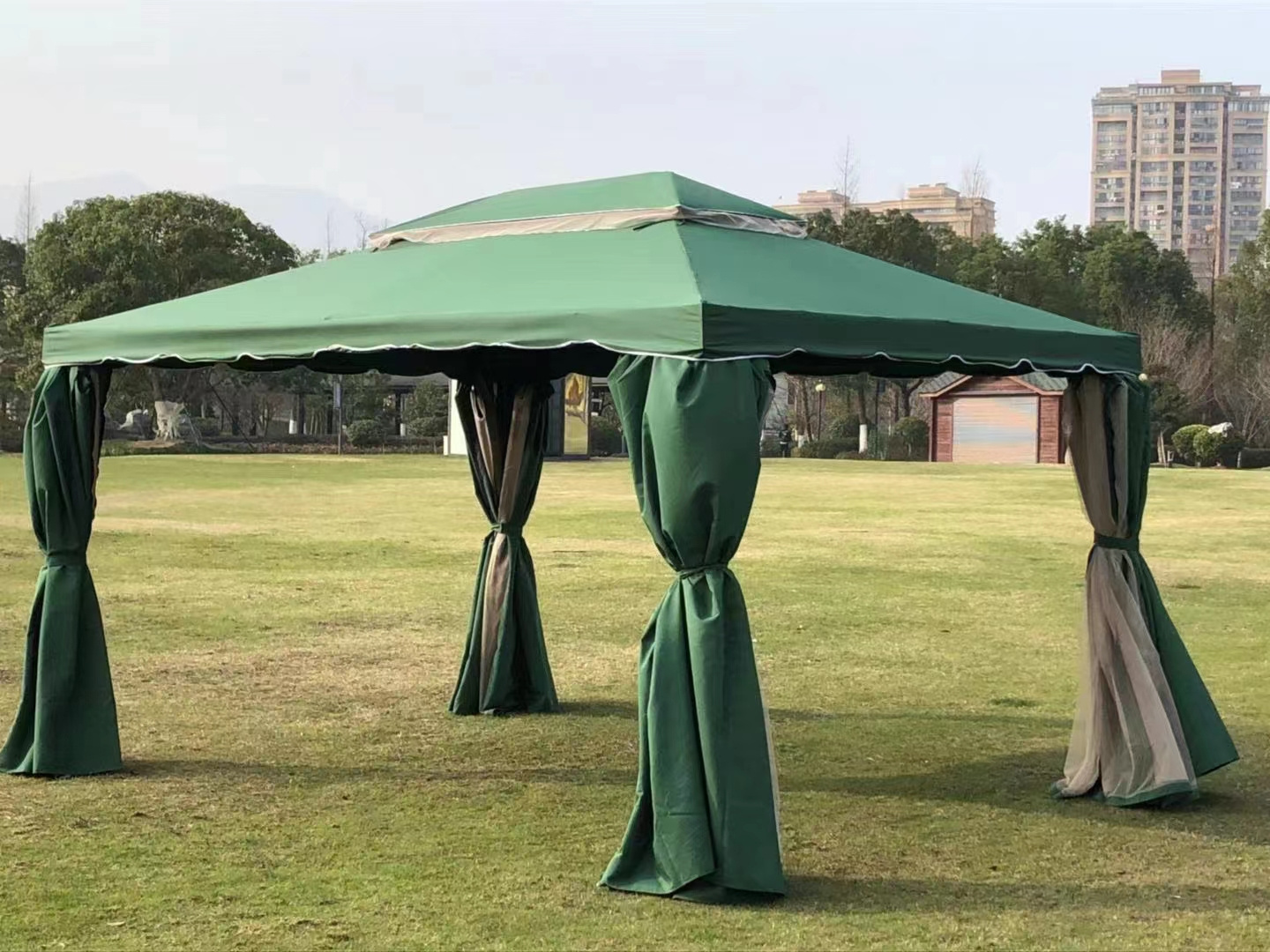 High quality waterproof modern outdoor gazebo garden wrought iron gazebo