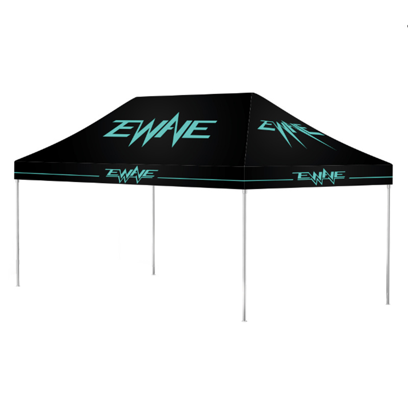 Goodluck 10x20 4 wall event tent pop up gazebo with side walls printed canopy tents