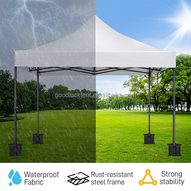 Custom printed outdoor advertising rainproof awning 10x20 canopy tents for events gazebo pop-up trade show tent