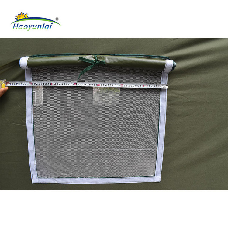 Goodluck wholesale 3x4m 8 people relief tent refugee tent canvas tents