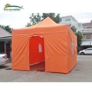 Goodluck professional custom retractable trade show folding canopy tent folding pop up market gazebo tents