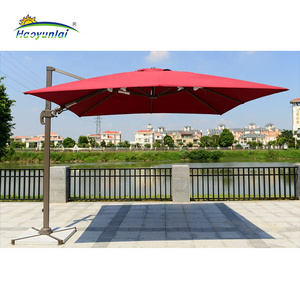 Goodluck high quality rectangular patio umbrella outdoor waterproof garden umbrella